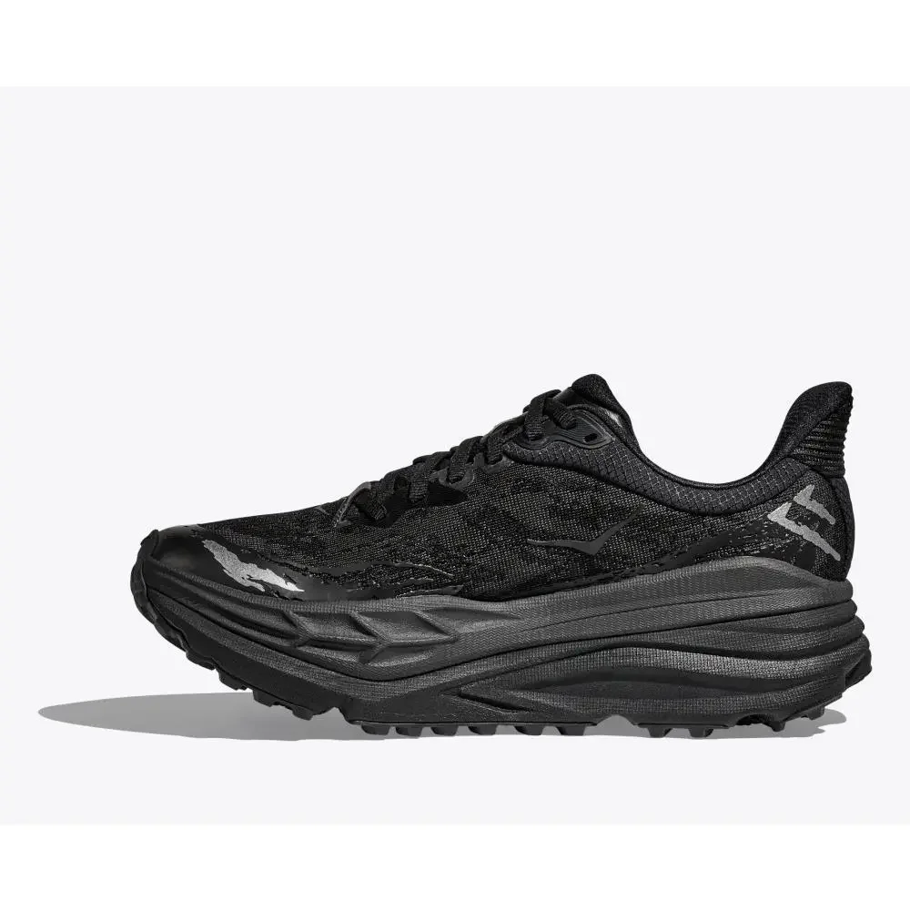 Hoka One One Stinson 7 1141530-BBLC Sneaker Mens 8 D Black Running Shoes LIQ1506